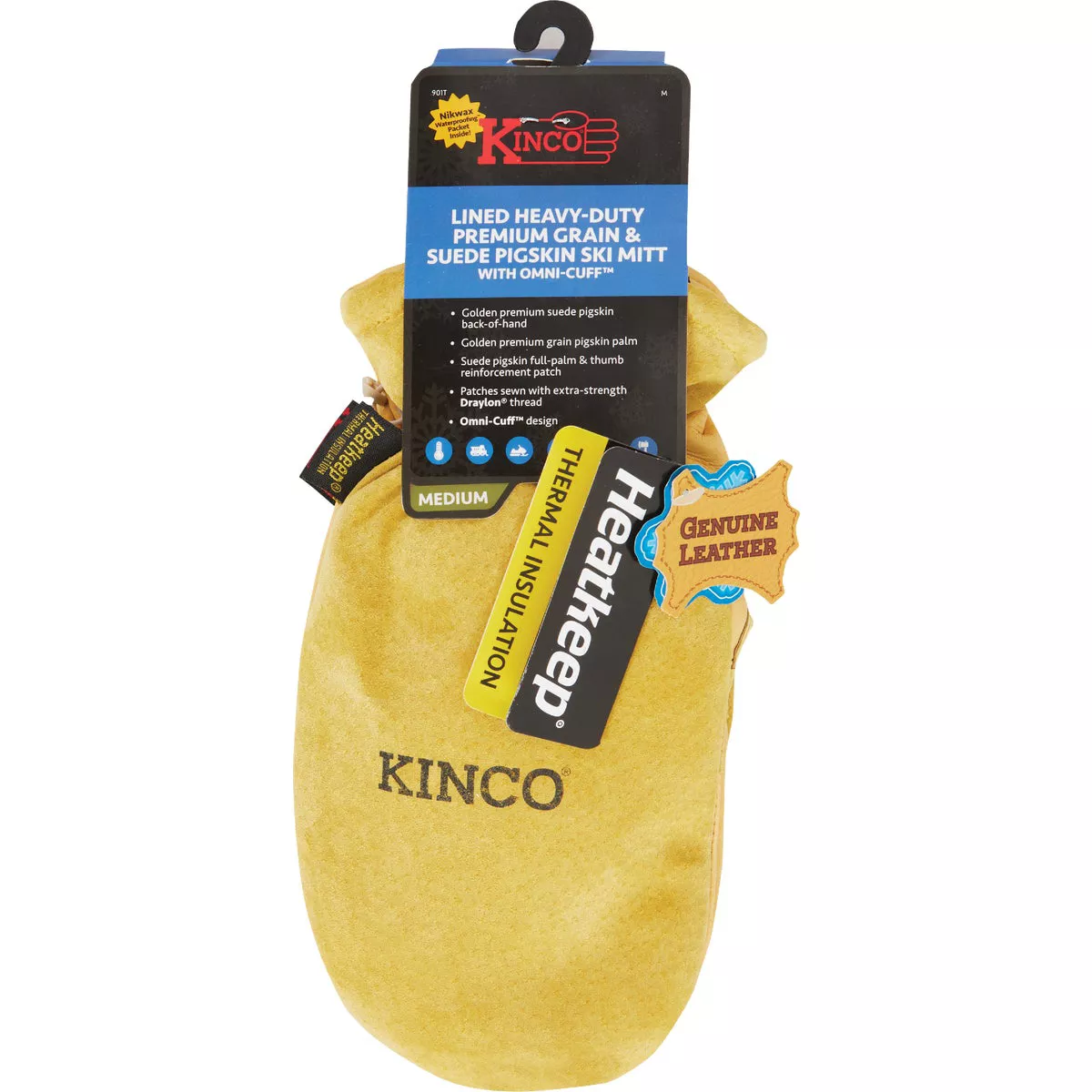 Kinco Men's Medium Premium Pigskin Thermal Insulated Mitten - photo 2