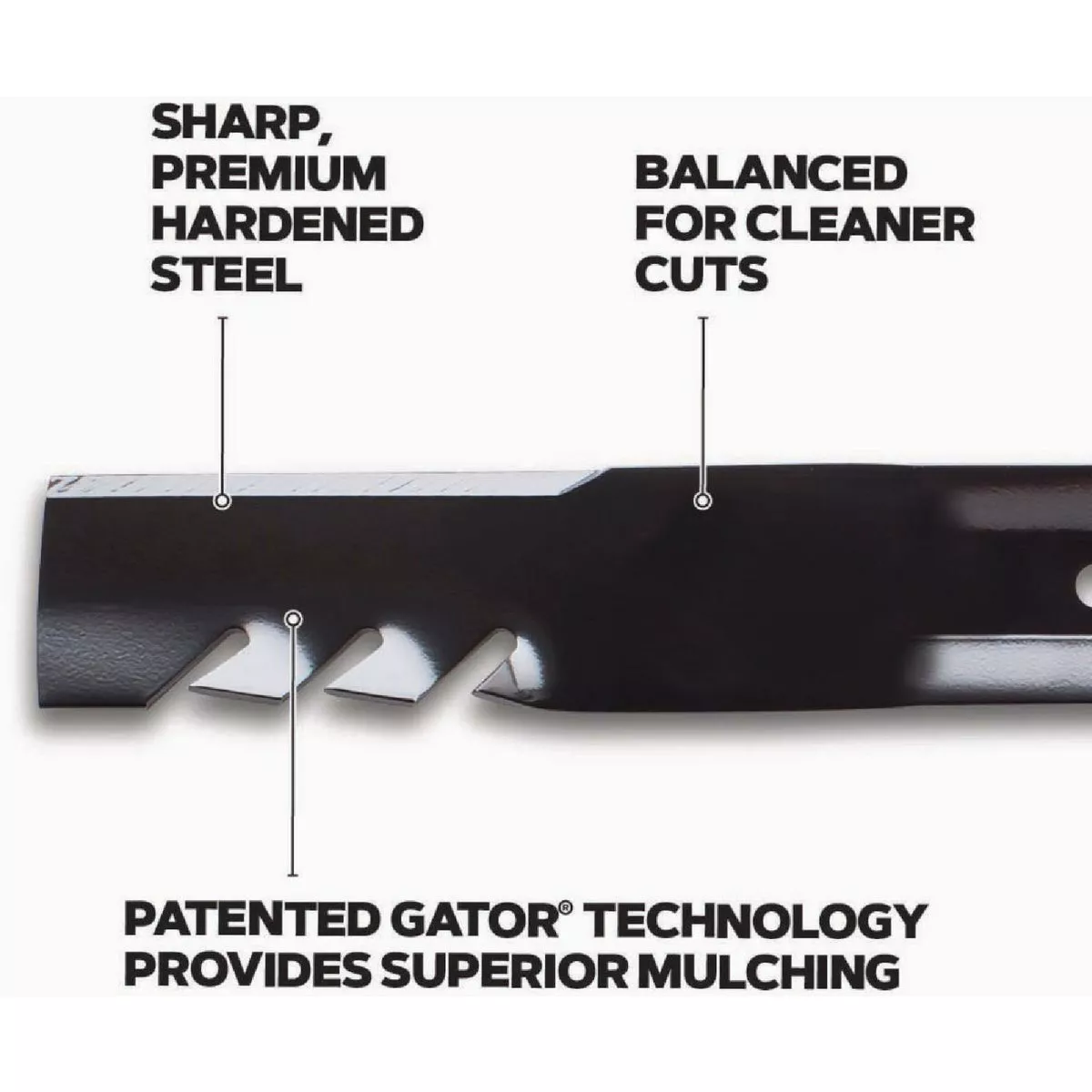 Oregon Gator 21 In. Lawnmower Deck Blade - Fits Husqvarna and Craftsman Push Mower - photo 3