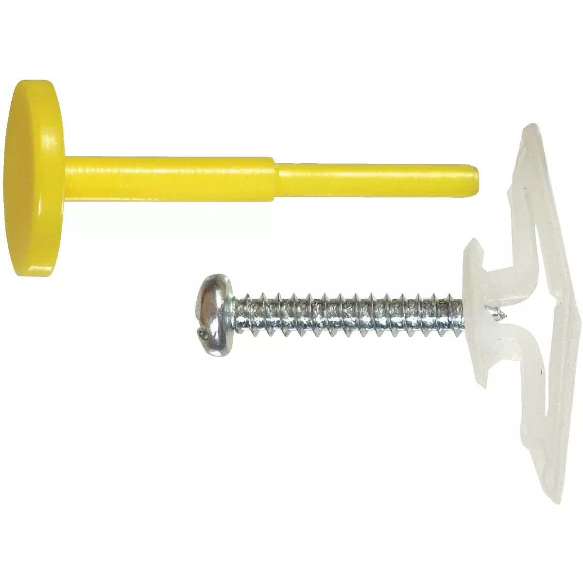 Hillman 5/8 In. Large Plastic Toggle Pan Head & Pin Combo (100 Ct.)