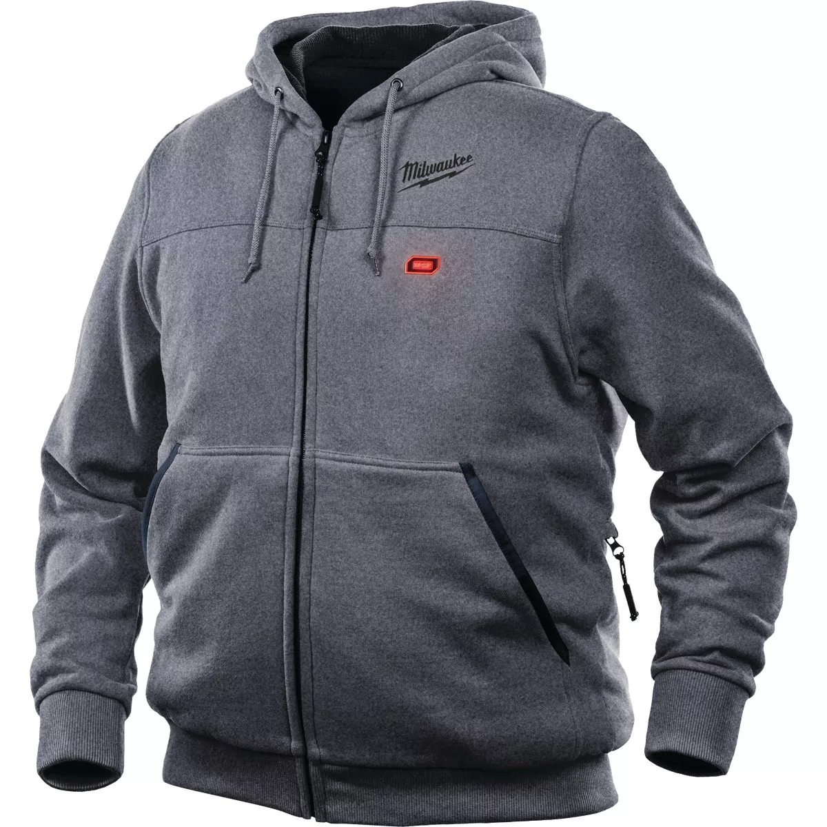 Milwaukee M12 XL Gray Men's Heated Full Zip Hooded Sweatshirt - photo 7