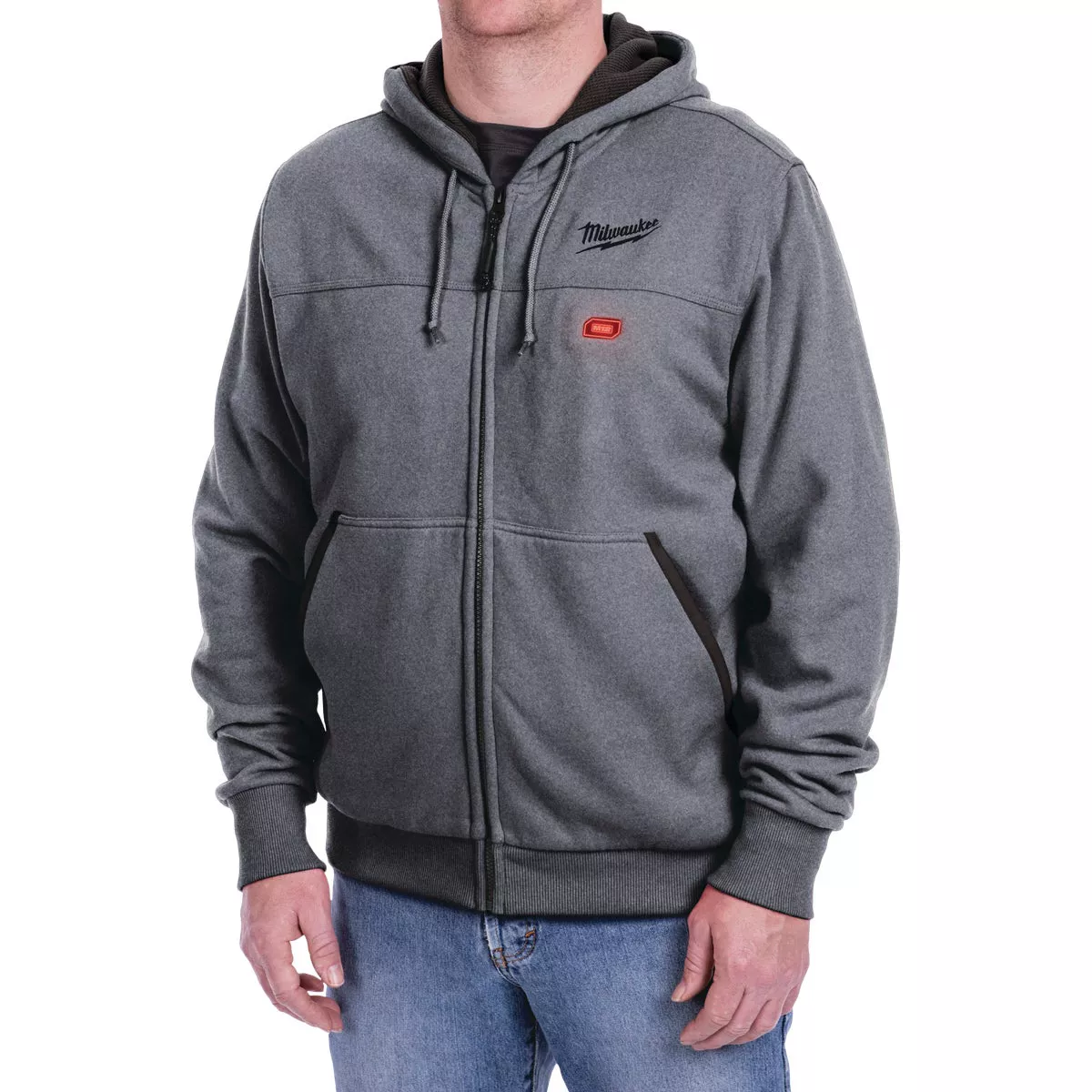 Milwaukee M12 XL Gray Men's Heated Full Zip Hooded Sweatshirt - photo 10