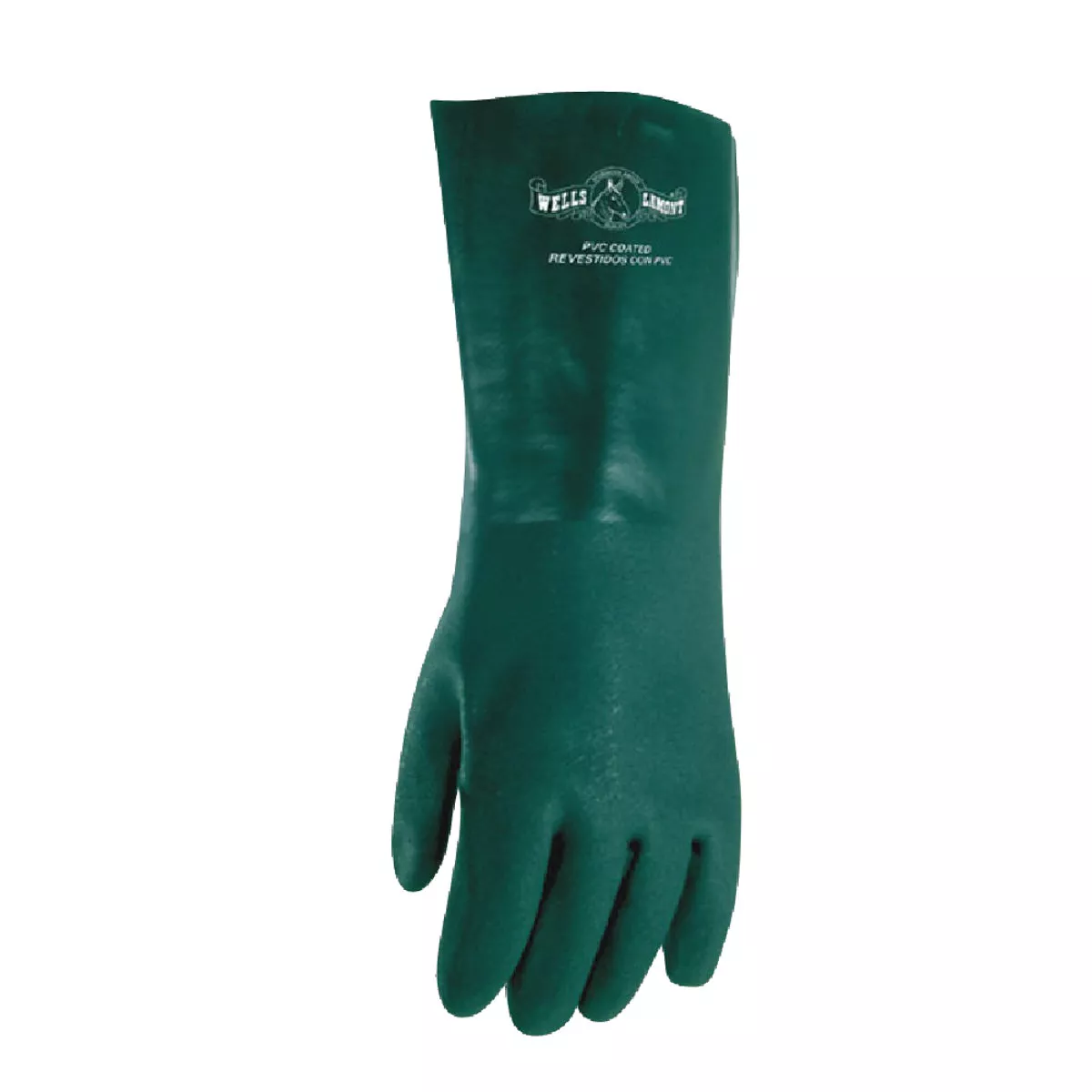 Wells Lamont Men's Large Chemical Resistant PVC Coated Glove