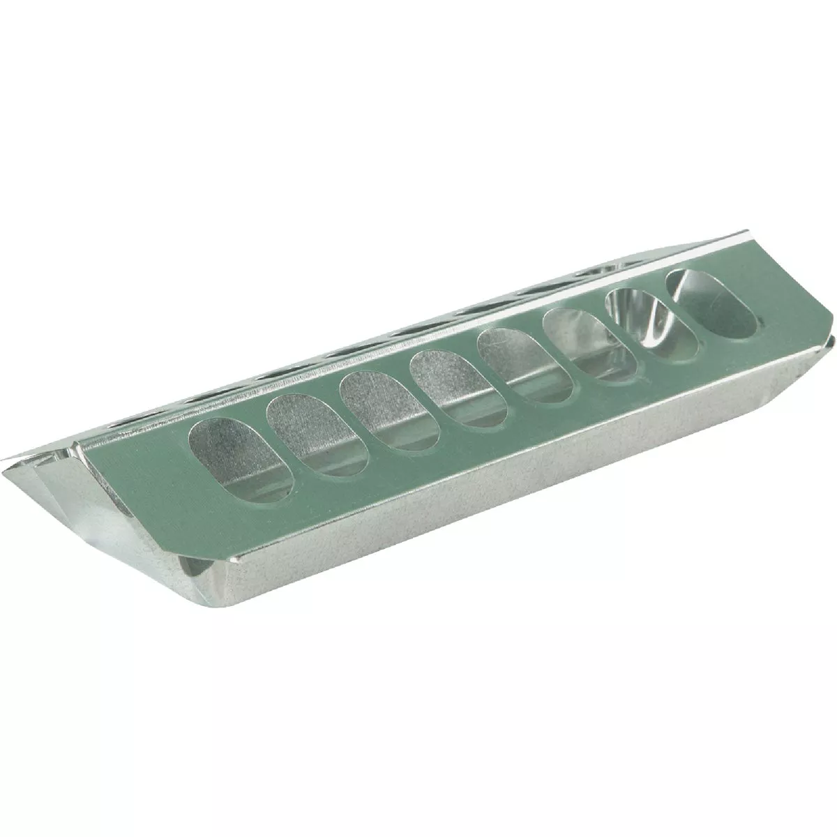 Farm-Tuff 12 In. Slide-Top Galvanized Steel Poultry Feeder