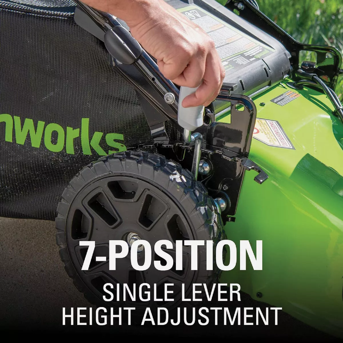 Greenworks 24V (2 x 24V) 21 In. Self-Propelled Lawn Mower with (2) 5.0 Ah Batteries & Dual-Port Charger - photo 4