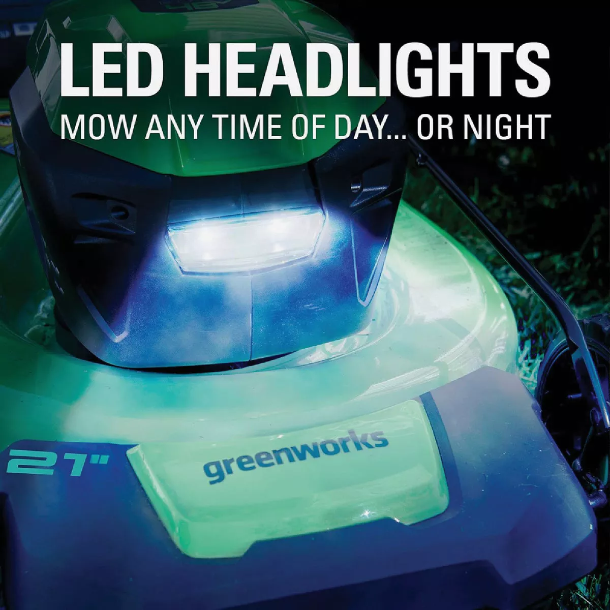 Greenworks 24V (2 x 24V) 21 In. Self-Propelled Lawn Mower with (2) 5.0 Ah Batteries & Dual-Port Charger - photo 9