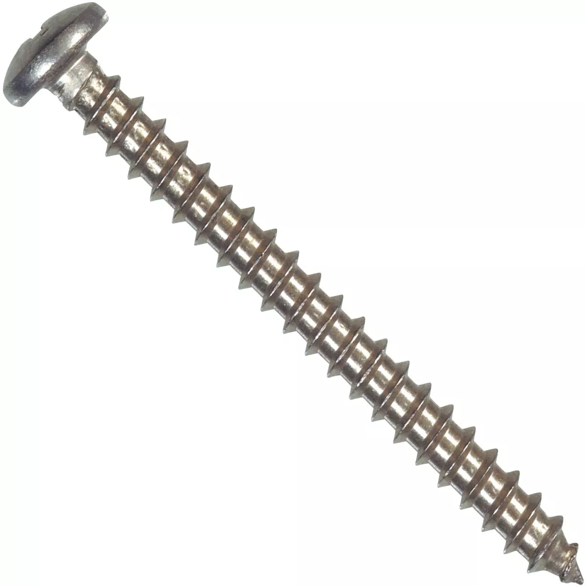 Hillman #10 x 1-1/4 In. Phillips Pan Head Stainless Steel Sheet Metal Screw (100-Count)