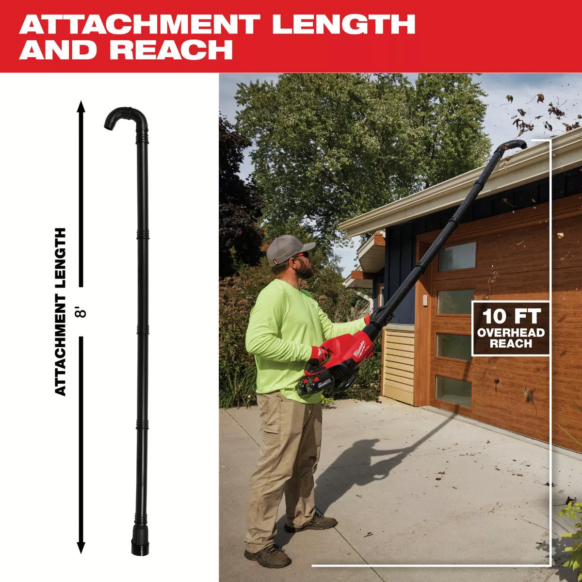 Milwaukee M18 Fuel Gutter Cleaning Attachment Kit - photo 4