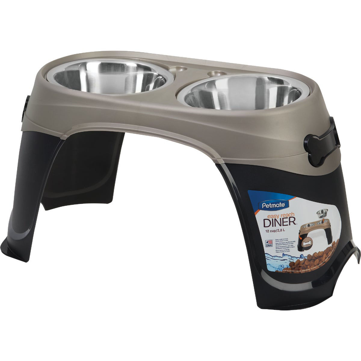 Petmate elevated 2025 dog bowls