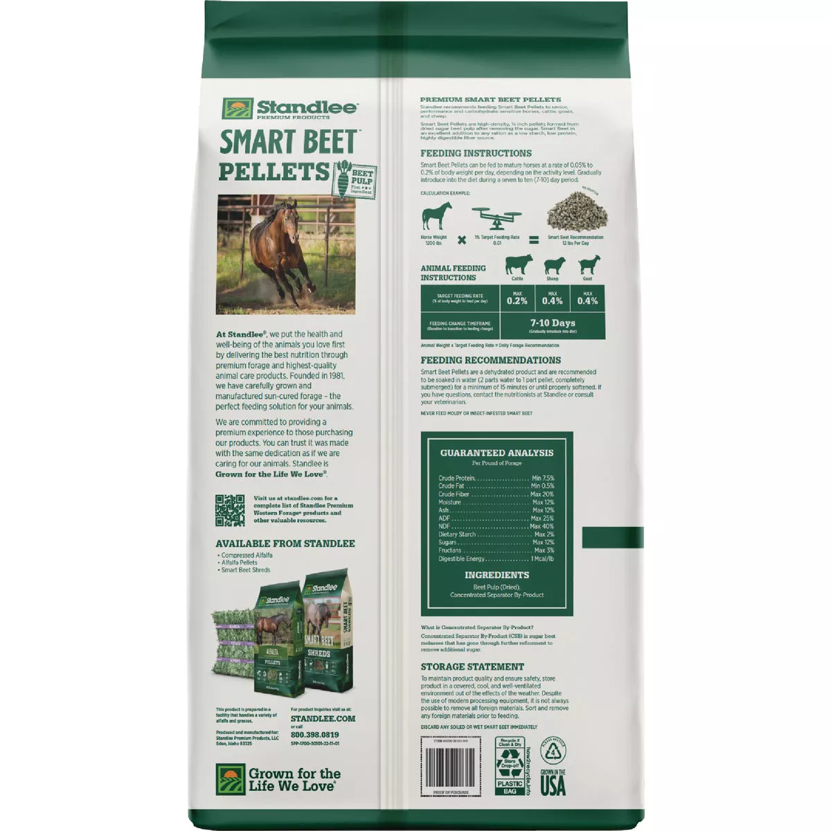 Standlee Premium Western Forage 40 Lb. Premium Smart Beet Pellets - photo 2