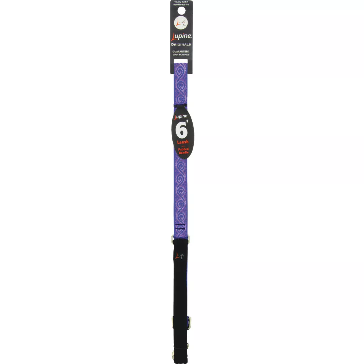 Lupine 3/4 In. x 6 Ft. Woven Pattern Jellyroll Dog Leash