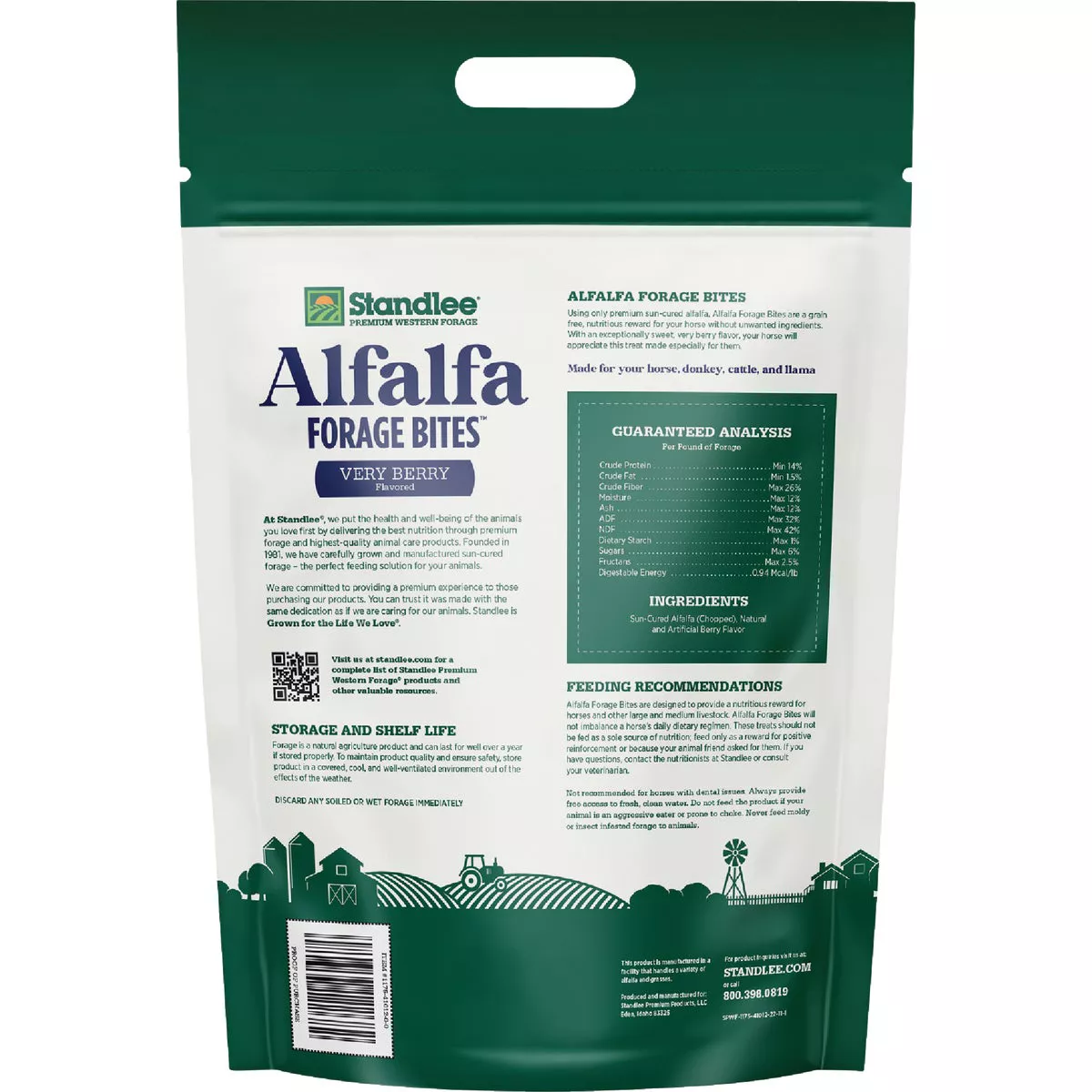 Standlee Premium Western Forage 5 Lb. Very Berry Flavored Alfalfa Forage Bites - photo 2