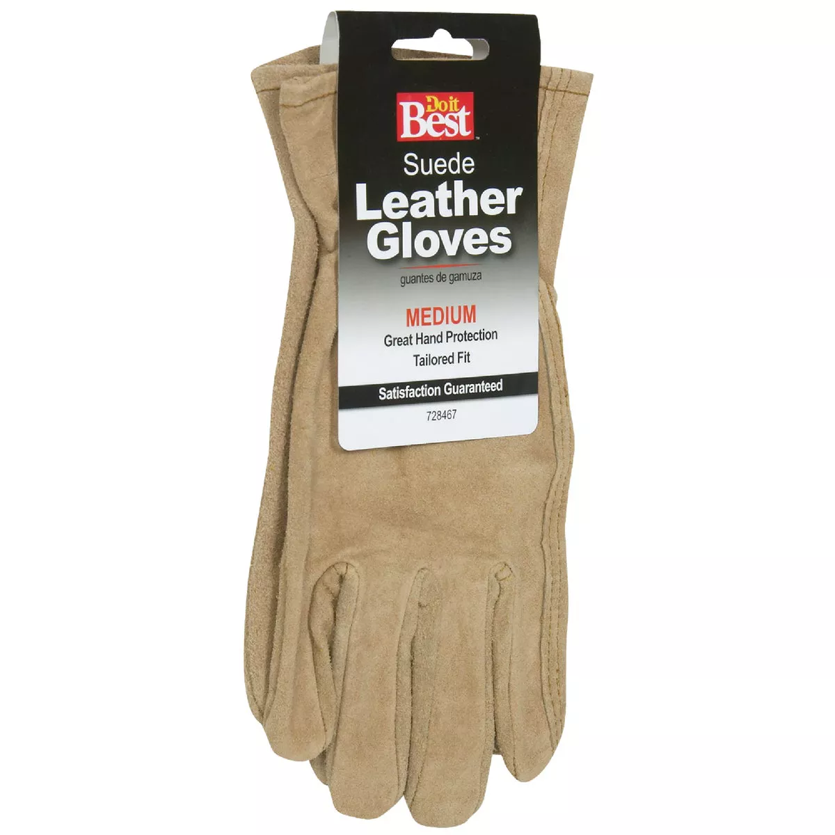 Do it Best Men's Medium Suede Leather Work Glove - photo 2