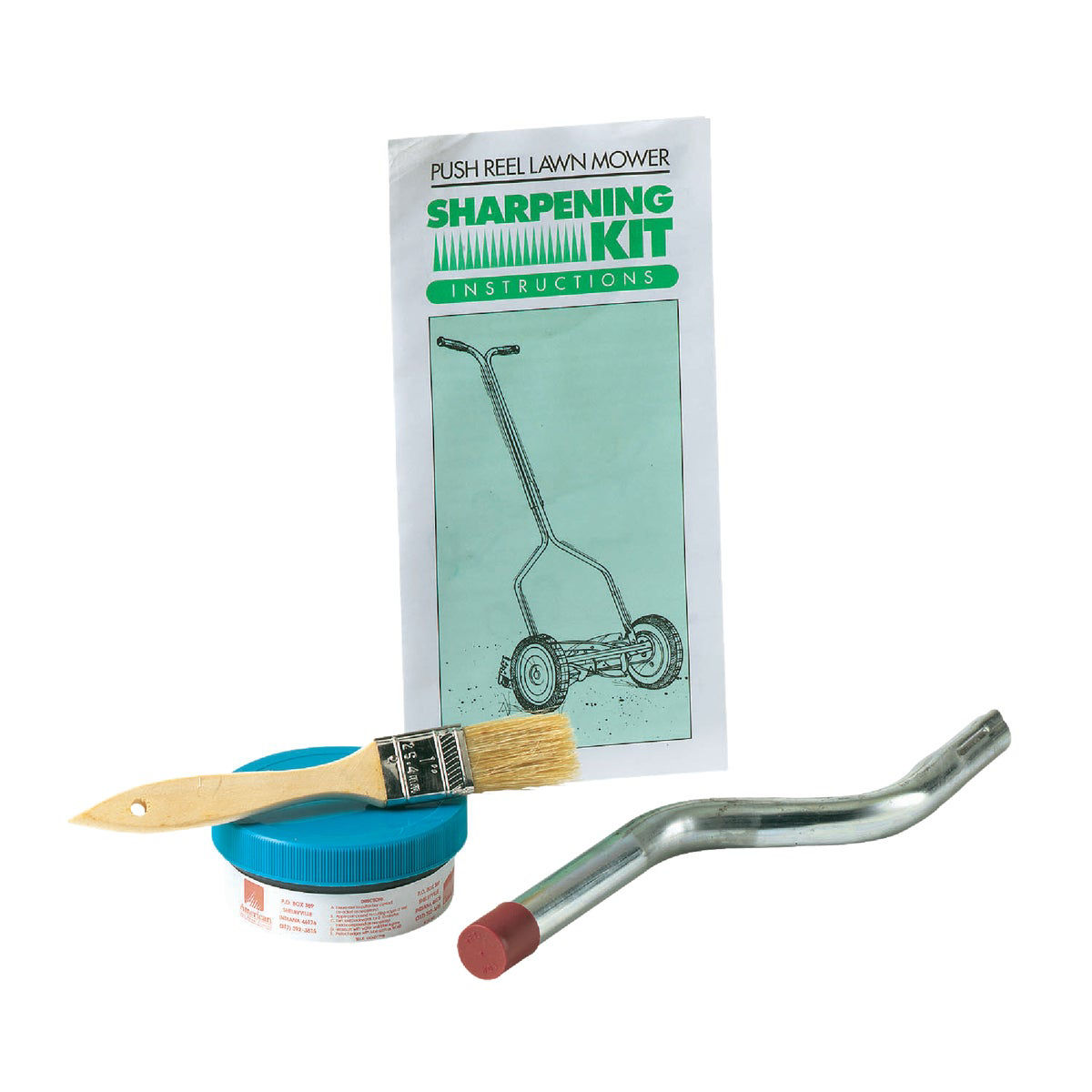 Sharpening set lawn mower manual operation