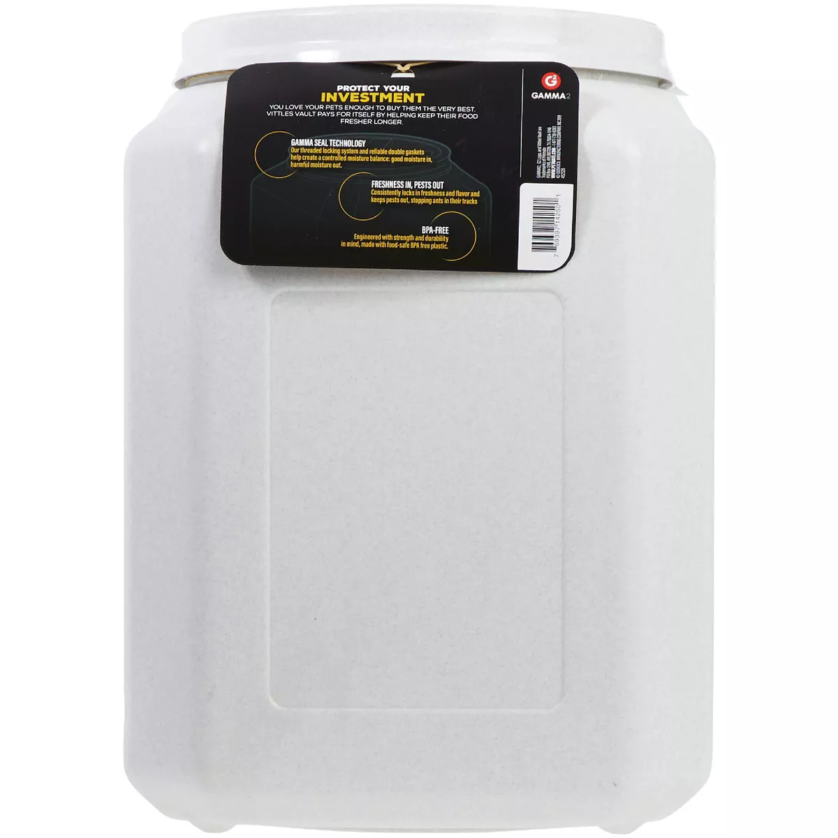 Gamma Vittles Vault Outback 50 Lb. Plastic Pet Food Storage Bin - photo 2
