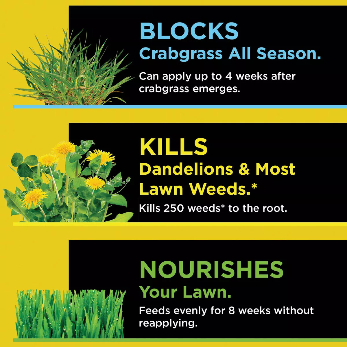 Preen One Lawn Care 9 Lb. Ready To Use Granules Weed Killer with Fertilizer - photo 3