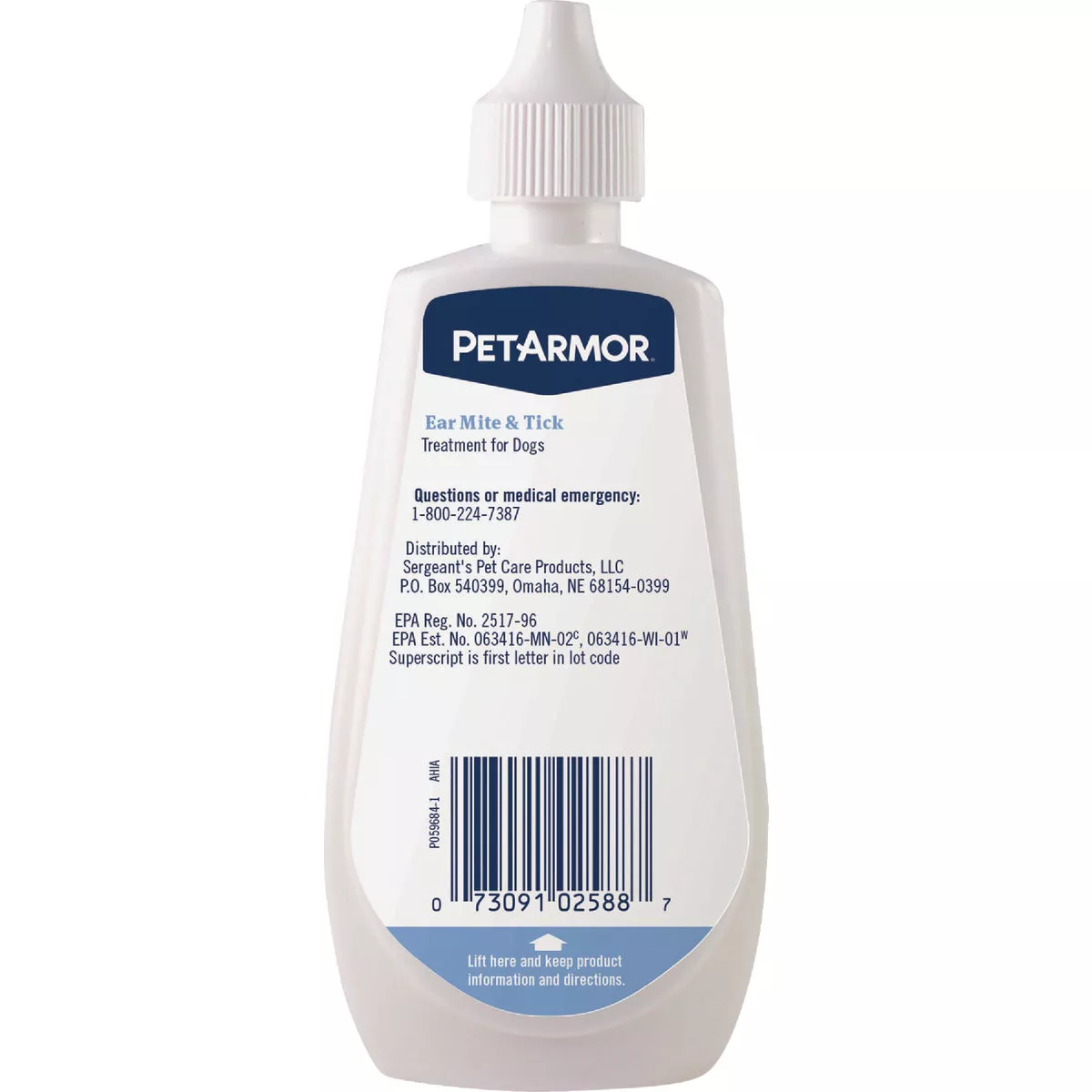 PetArmor 3 Oz. Ear Mite & Tick Treatment for Dogs - photo 2