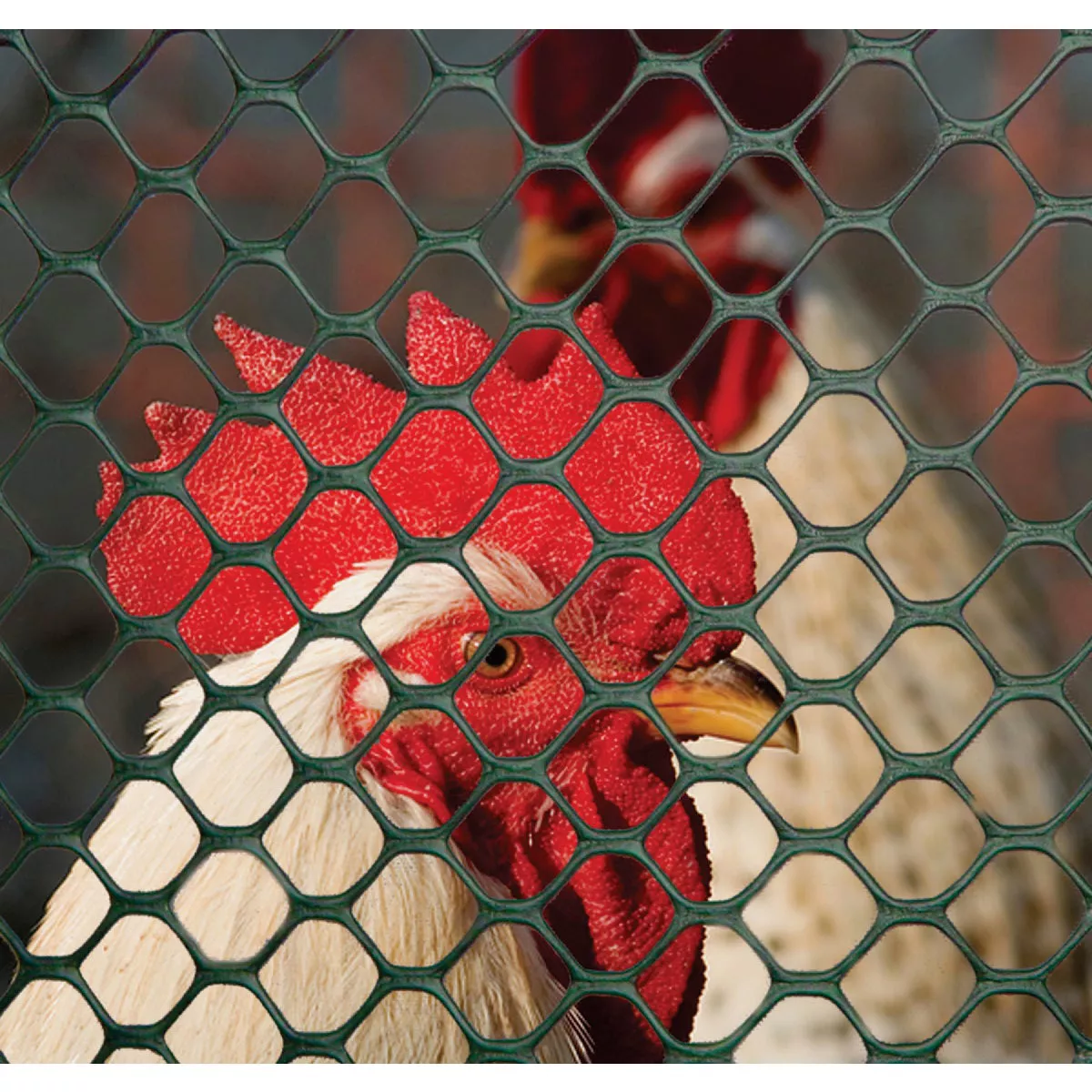 Tenax 4 Ft. x 25 Ft. Green High Density Polyethylene Poultry Fence - photo 4