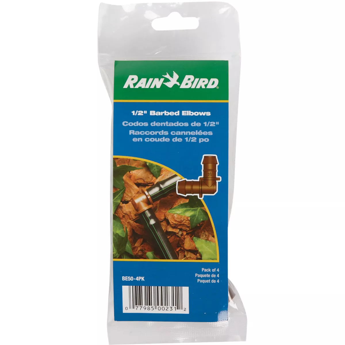 Rain Bird 1/2 In. Tubing Barbed Elbow (4-Pack) - photo 2