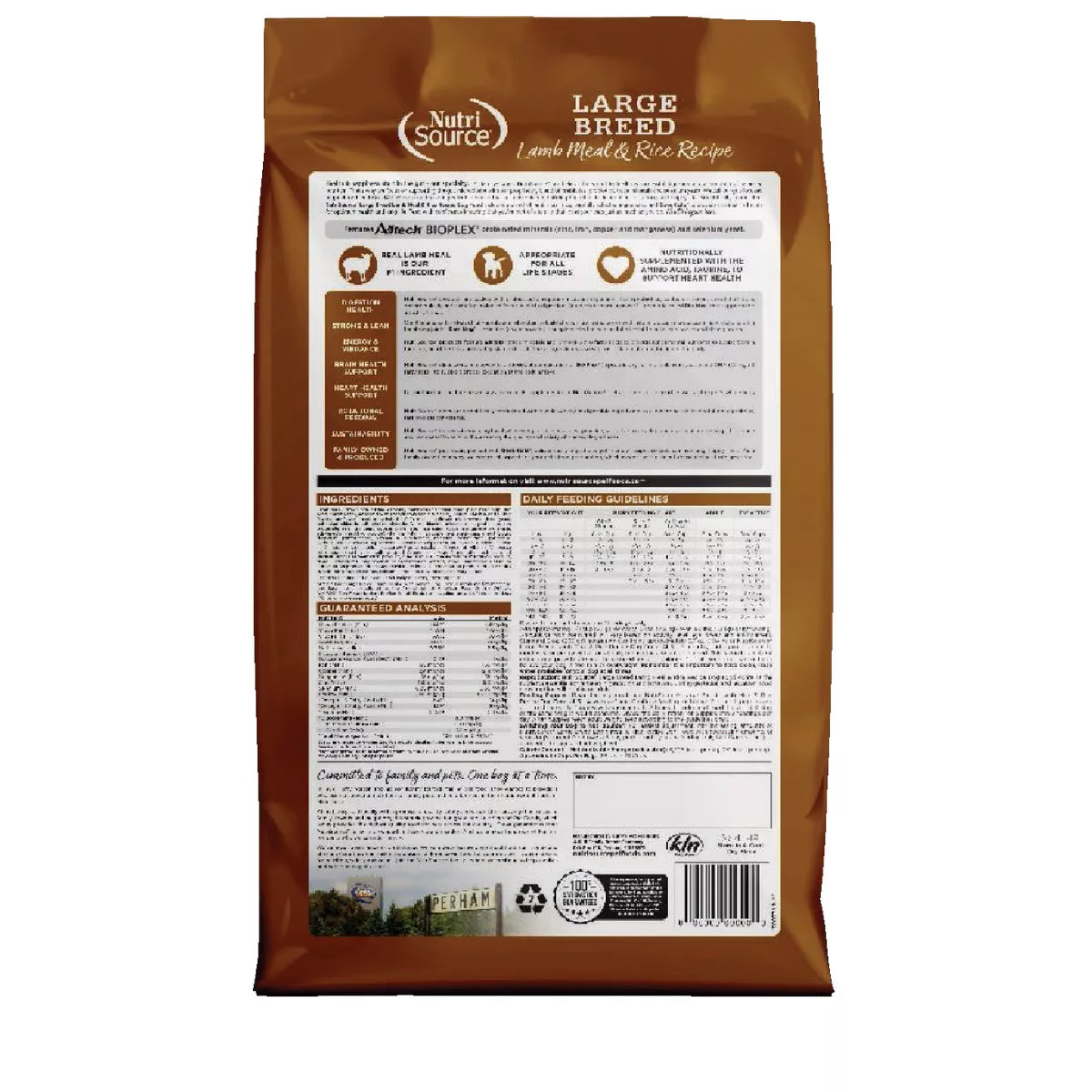 NutriSource 26 Lb. Lamb & Rice Recipe Large Breed Dog Food - photo 7