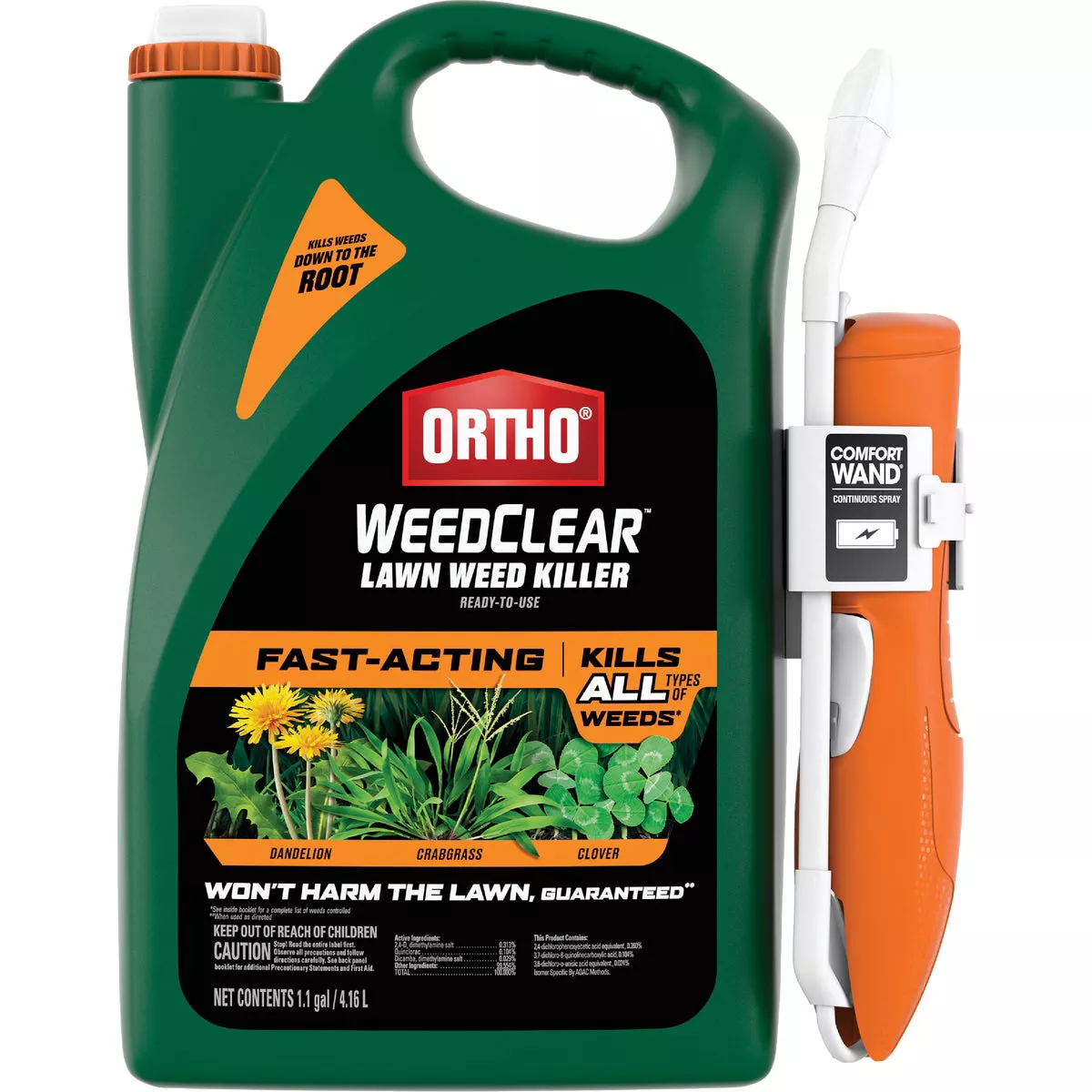 Ortho WeedClear 1.1 Gal. Ready-To-Use Lawn Weed Killer with Comfort Wand