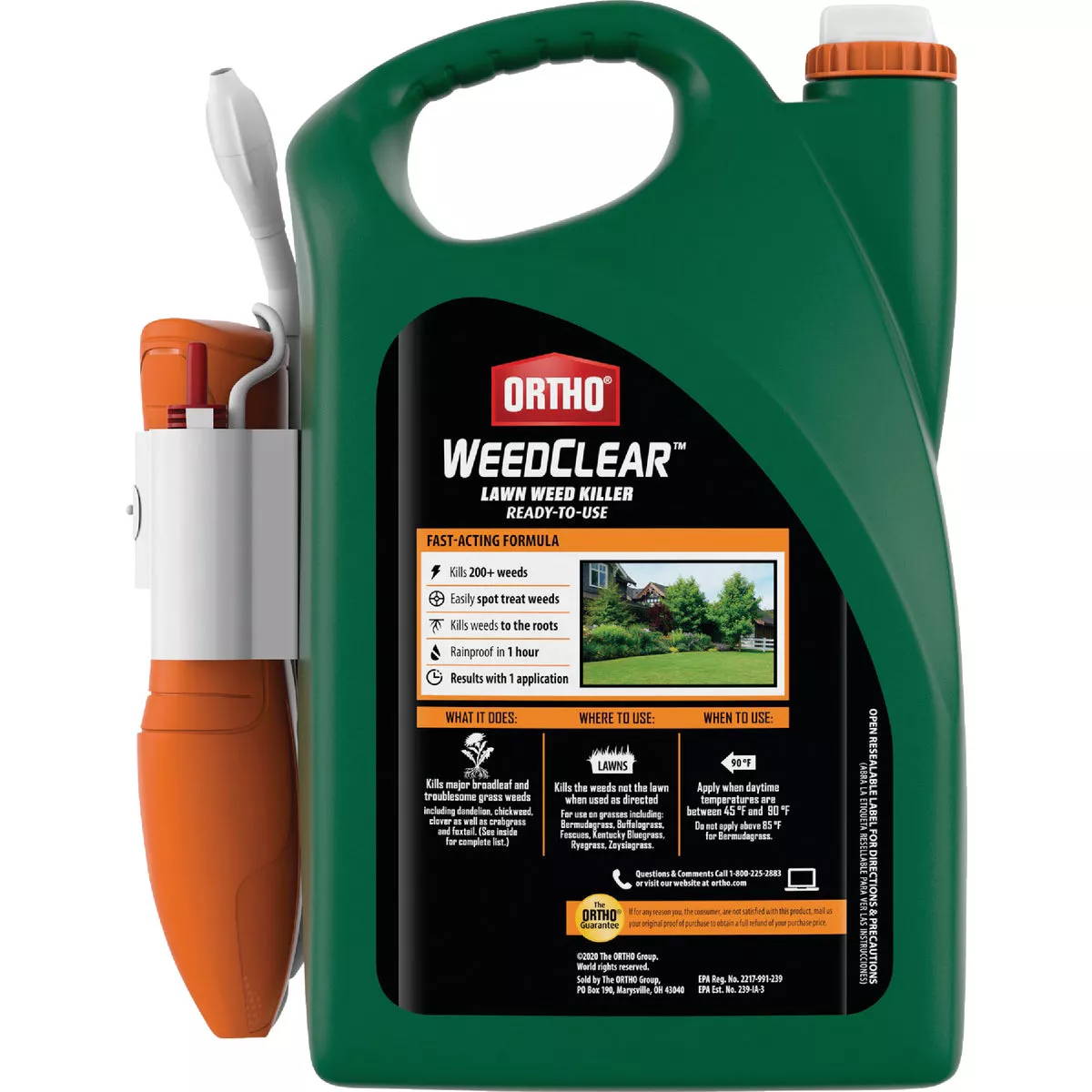 Ortho WeedClear 1.1 Gal. Ready-To-Use Lawn Weed Killer with Comfort Wand - photo 2