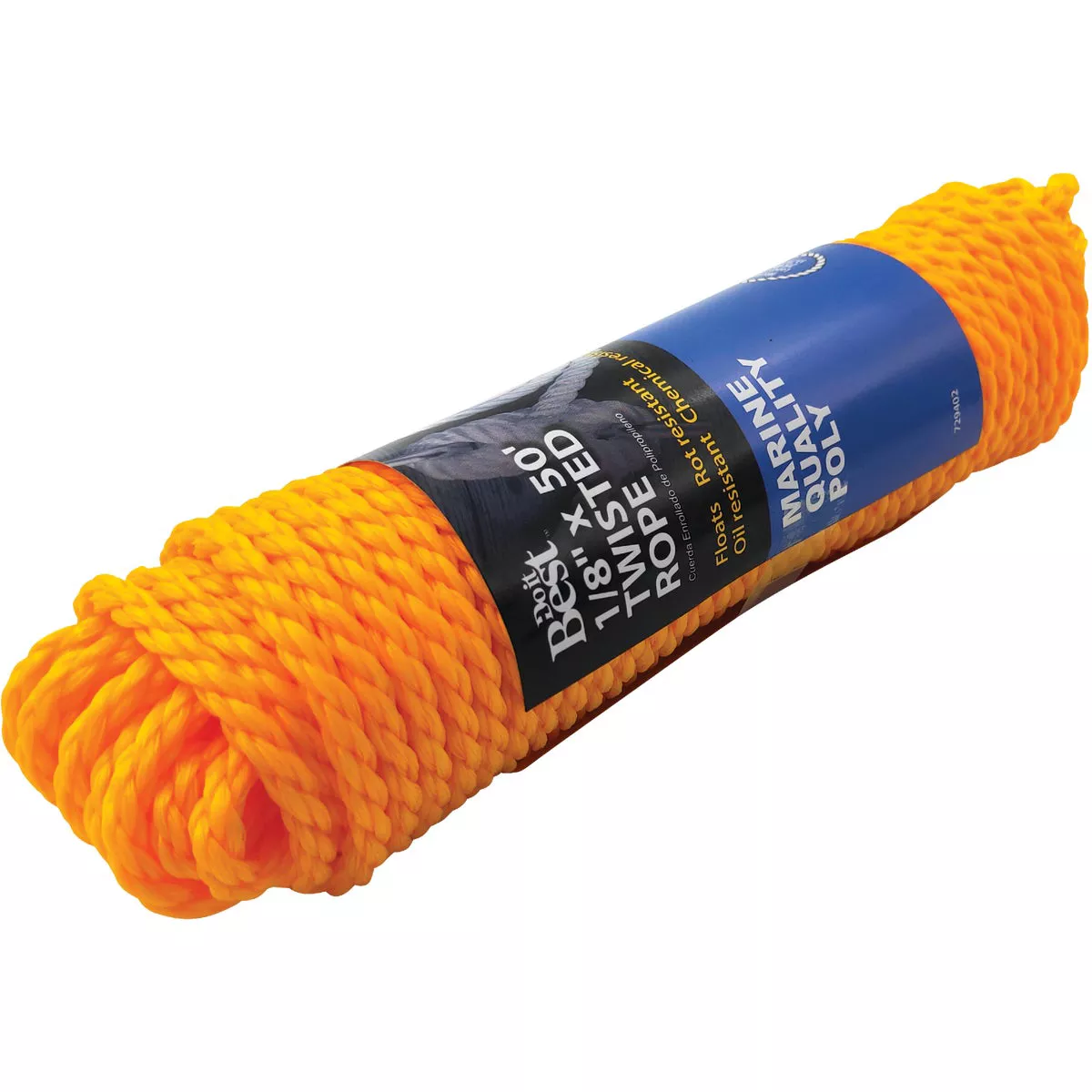 Do it Best 1/4 In. x 50 Ft. Yellow Twisted Polypropylene Packaged Rope - photo 2