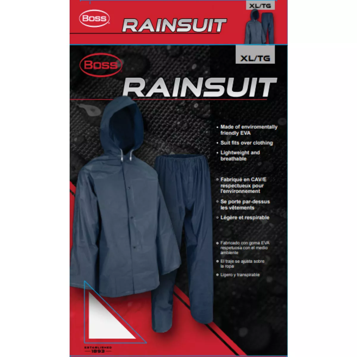 Boss XL EVA Rain Suit - photo 2