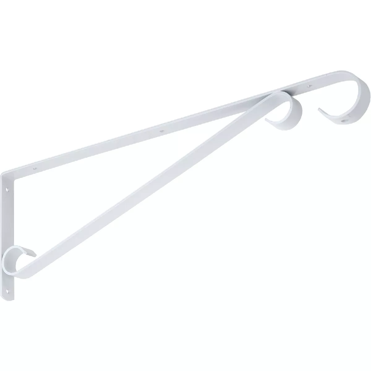 National Hardware 15 In. White Steel Hanging Plant Bracket - photo 3