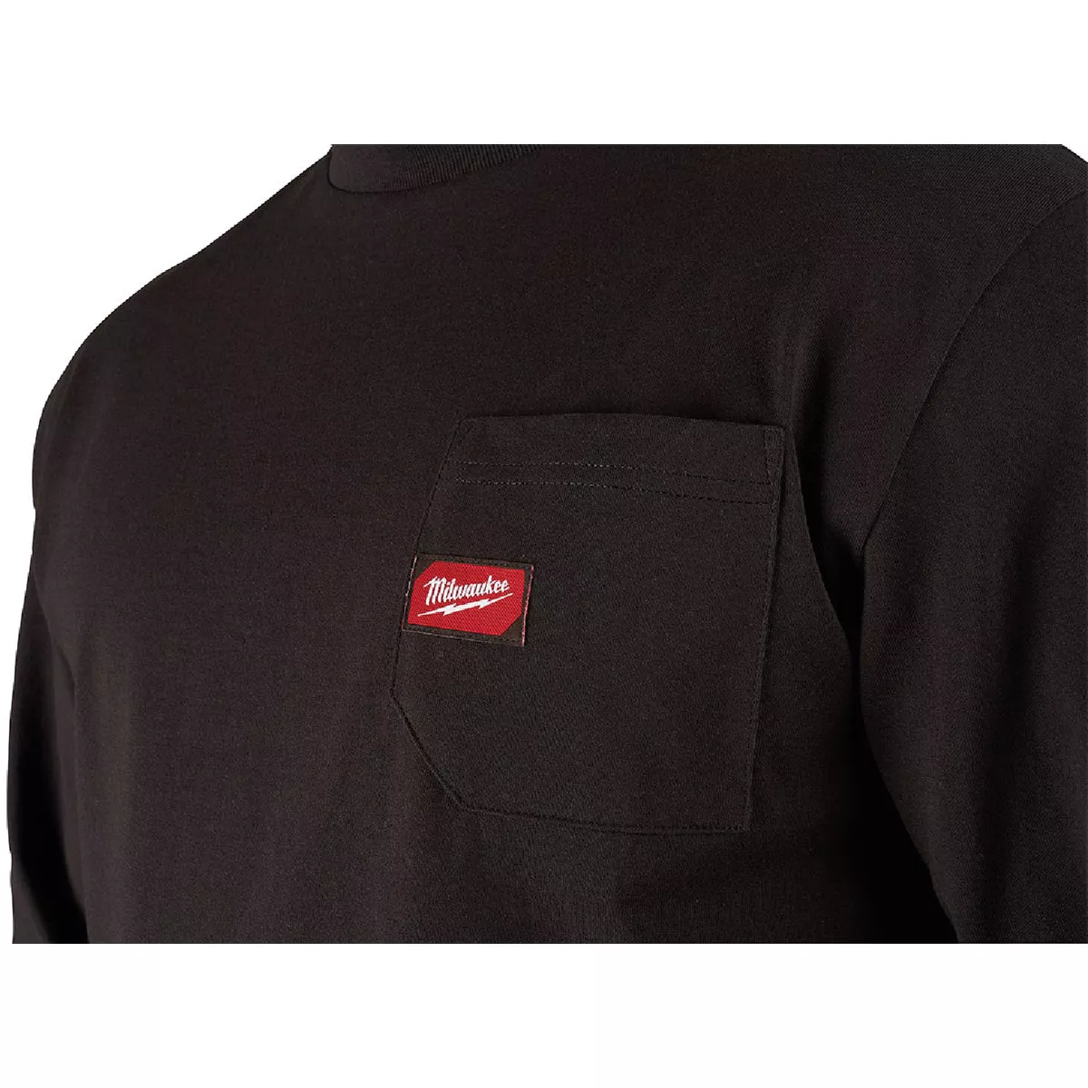 Milwaukee Medium Black Long Sleeve Men's Heavy-Duty Pocket Shirt - photo 4