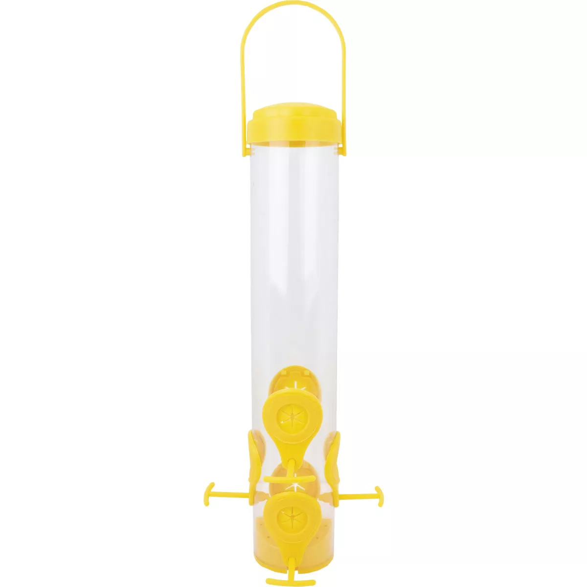 Perky-Pet Classic 14-1/2 In. 1.5 Lb. Capacity Yellow Nyjer Seed Finch Thistle Feeder