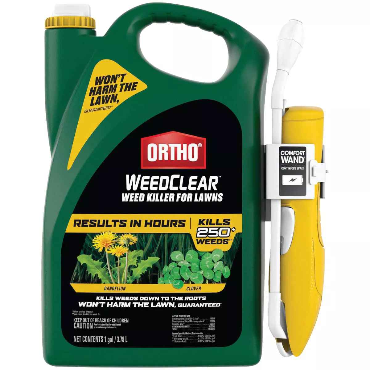 Ortho WeedClear 1 Gal. Weed Killer For Lawns with Comfort Wand