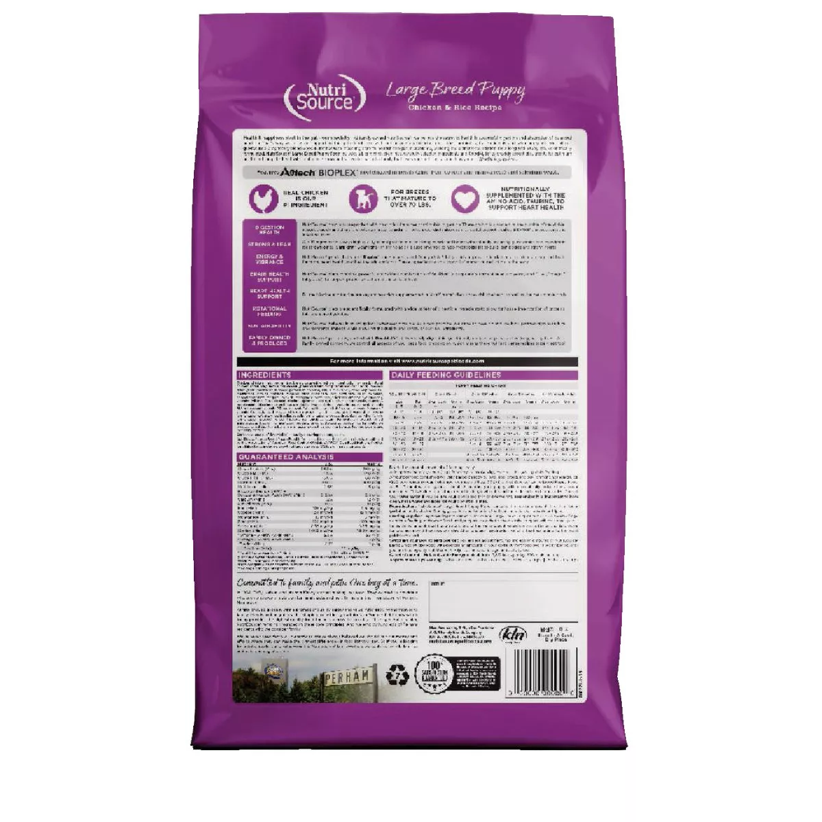 NutriSource 26 Lb. Chicken & Rice Recipe Large Breed Puppy Food - photo 7