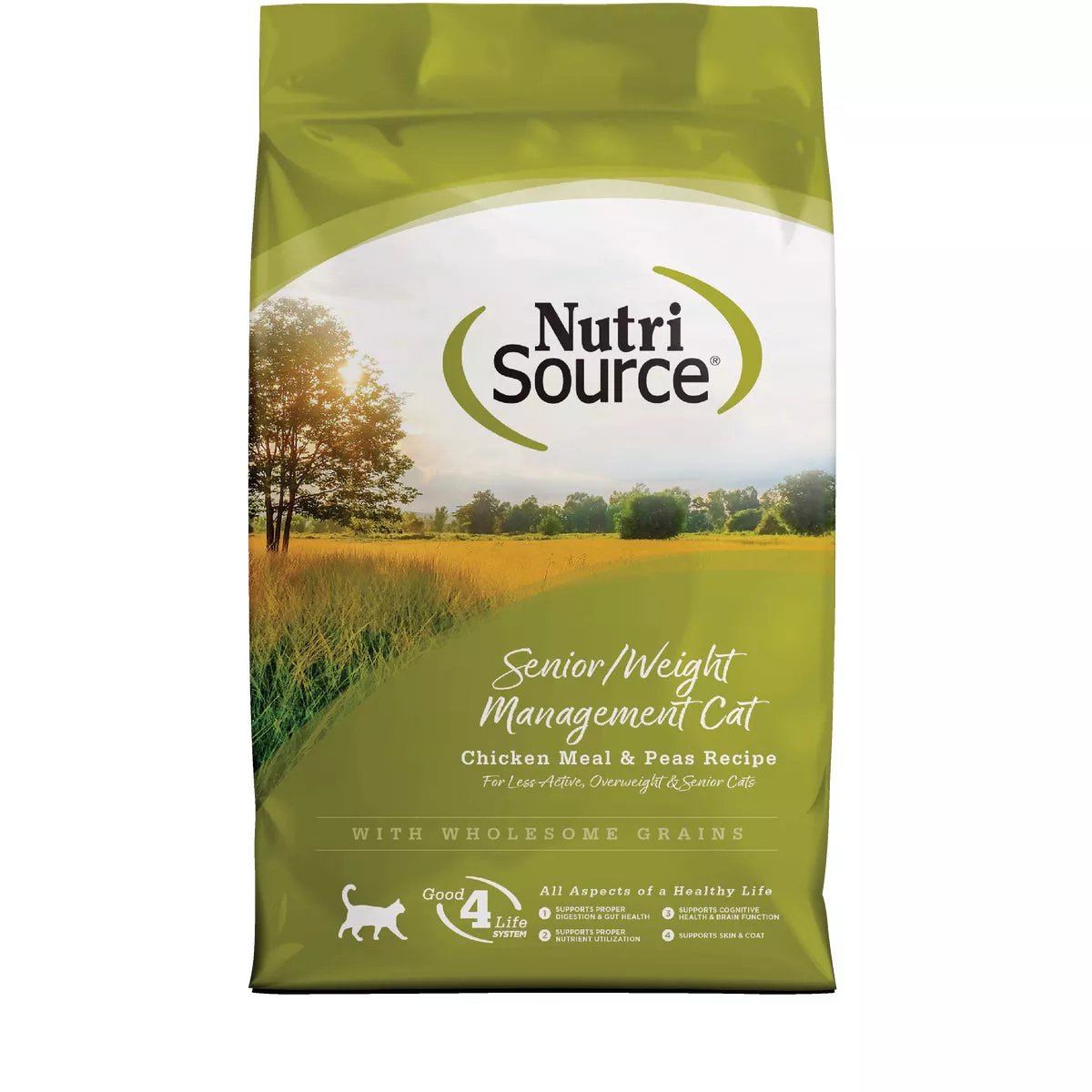NutriSource 4 Lb. Senior & Weight Management Dry Cat Food