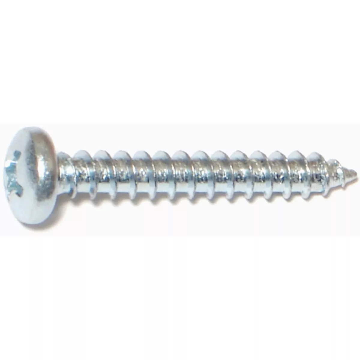 Midwest Fastener #12 x 1-1/2 In. Zinc Plated Steel Phillips Pan Head Sheet Metal Screws