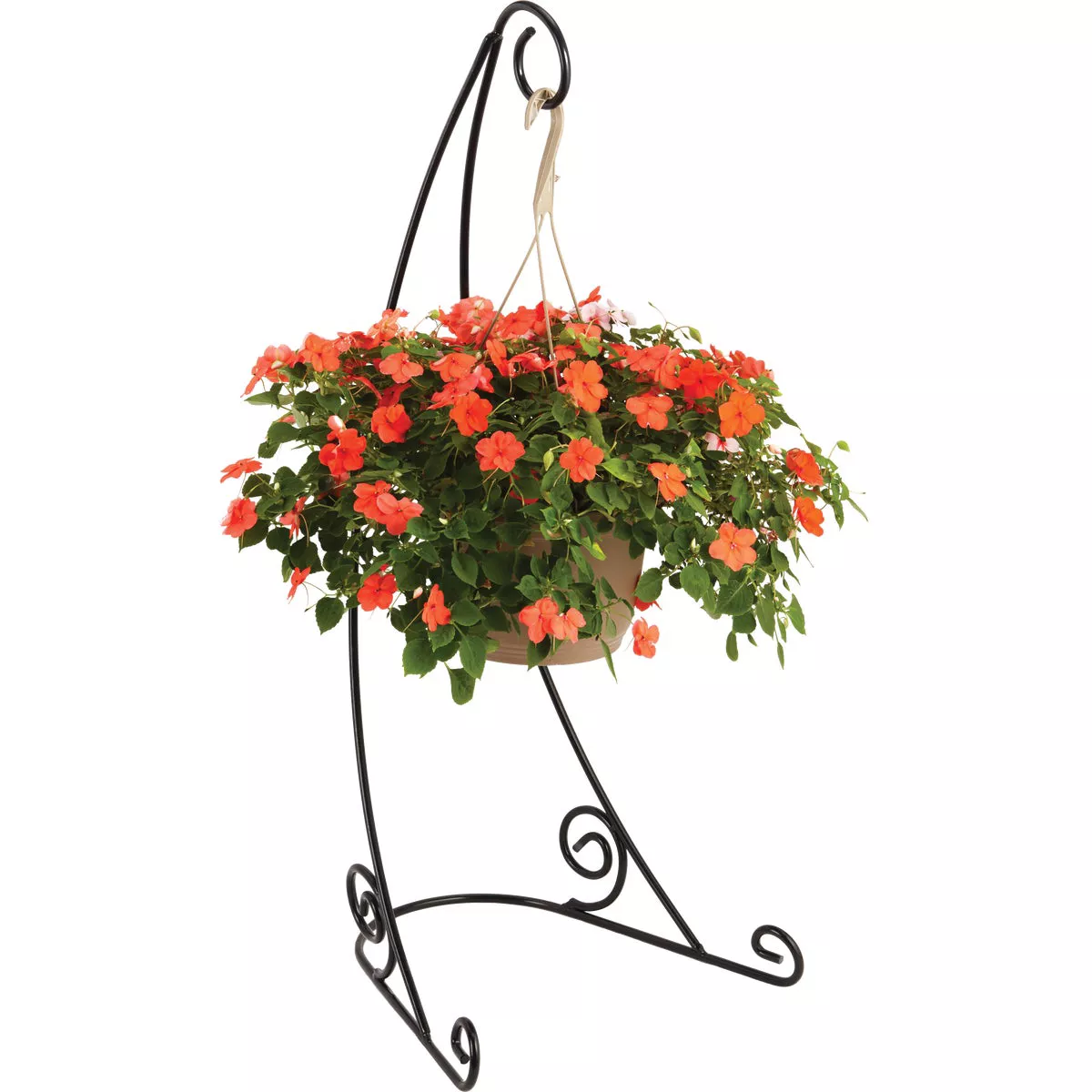 Best Garden 40 In. H. Black Steel Plant Hanger Stand - photo 3
