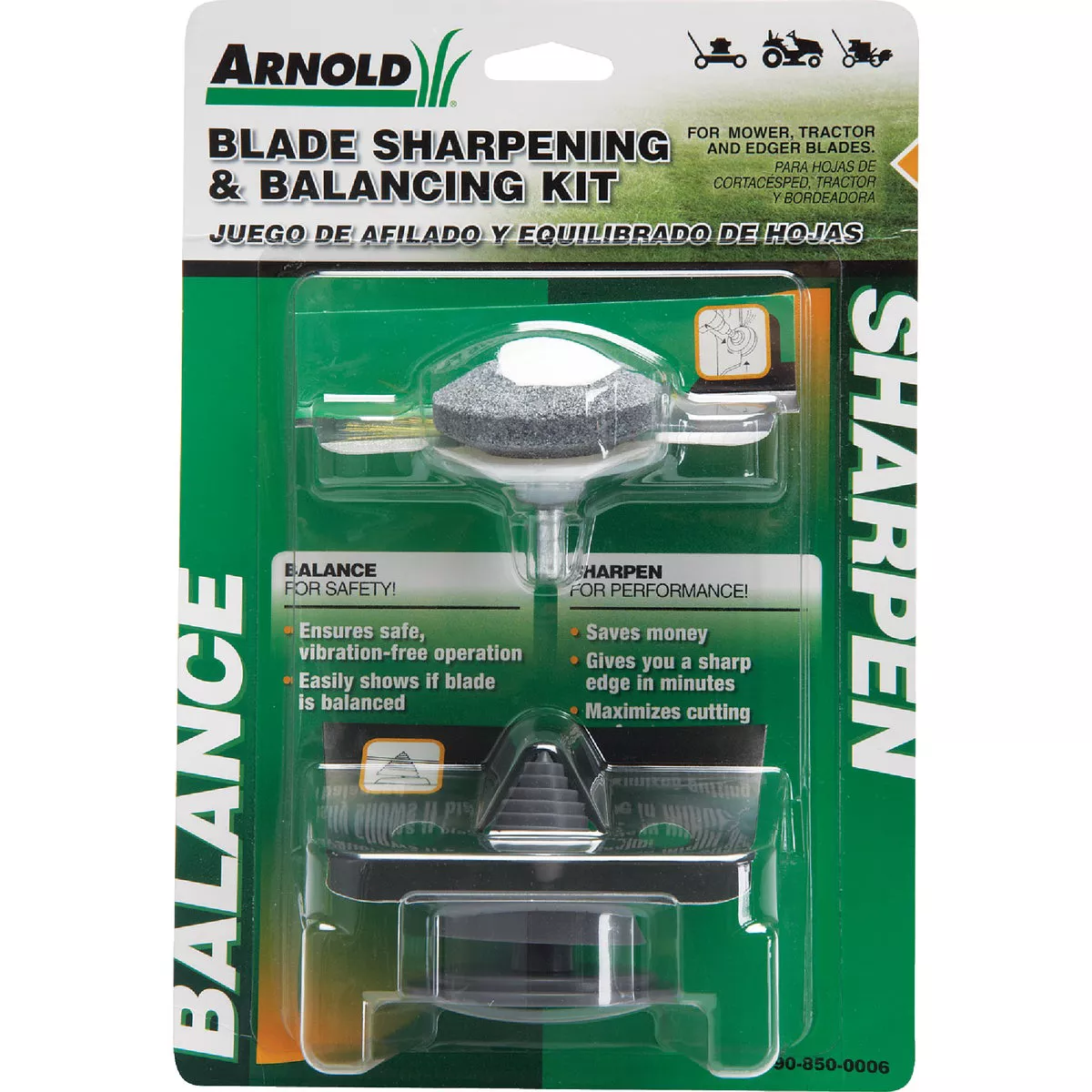 Arnold Lawn Mower Blade Sharpener & Balancer Kit - photo 2