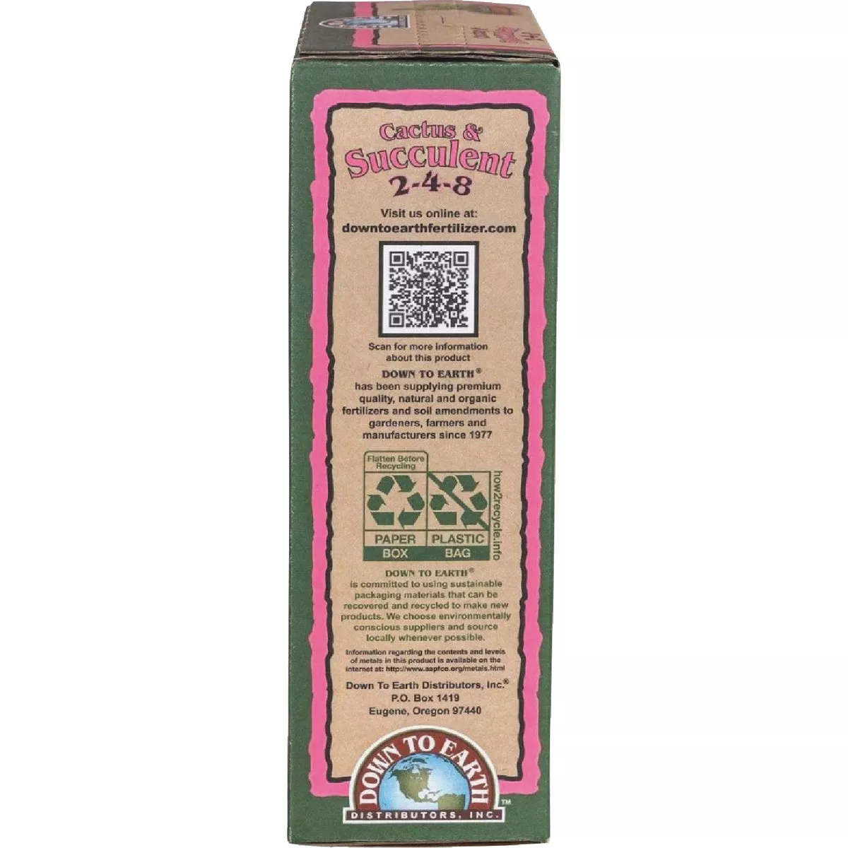 Down To Earth 5 Lb. 2-4-8 Cactus Mix - photo 2