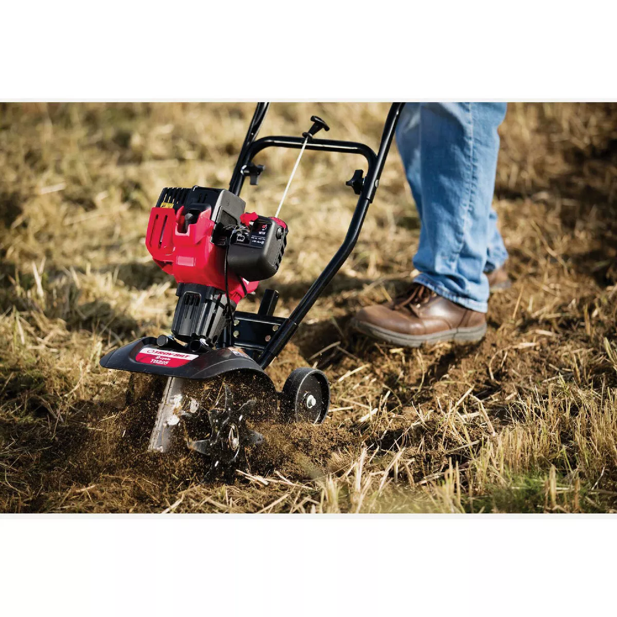 Troy-Bilt TB225 9 In. 25cc Mid Tine Forward-Rotating Garden Tiller/Cultivator - photo 3
