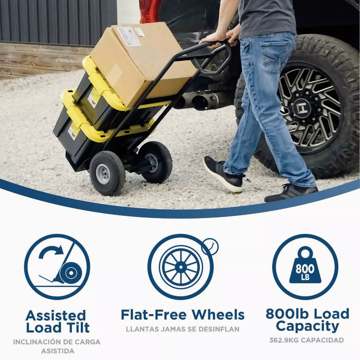 COSCO Load Assist 800 Lb. P-Handle Hand Truck - photo 6