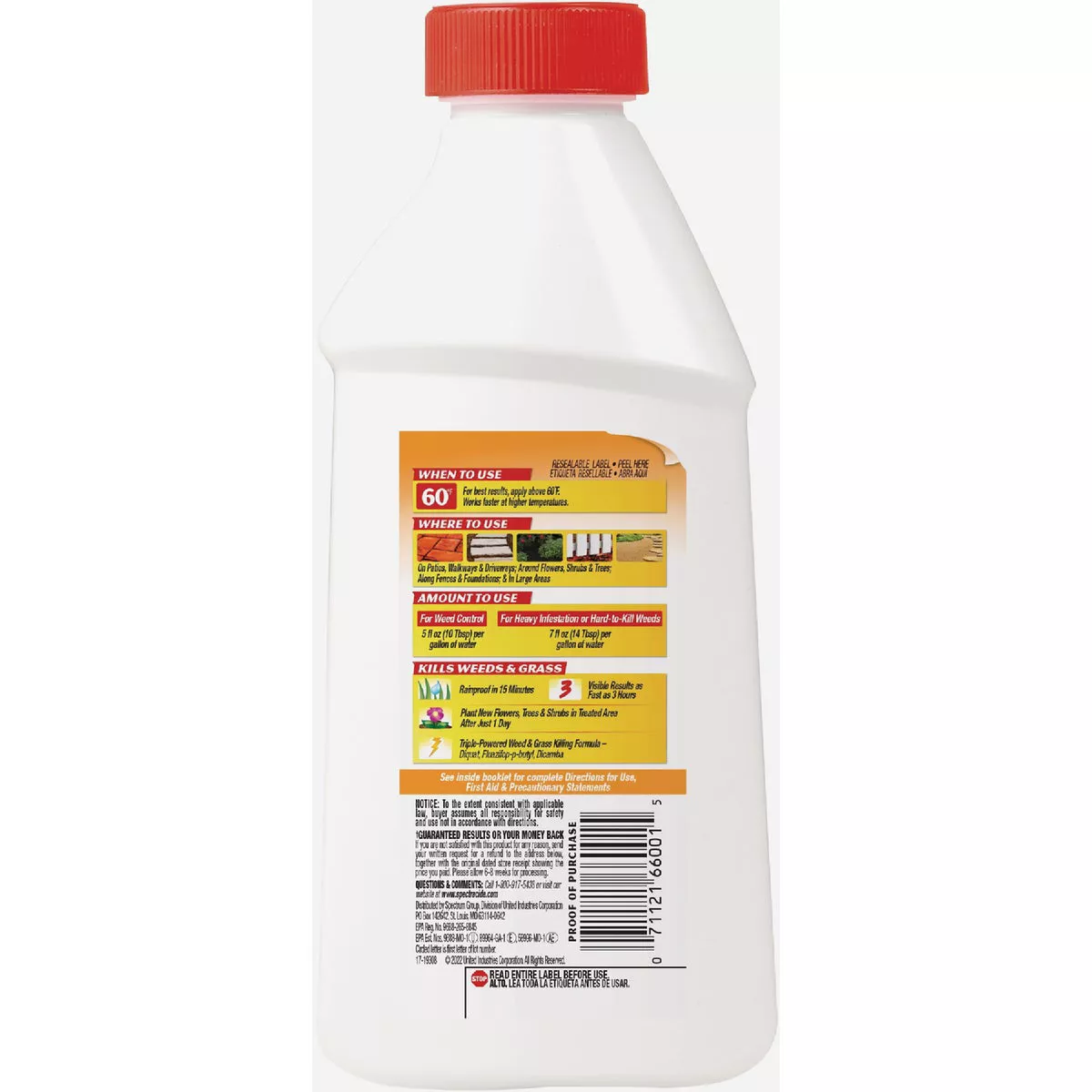 Spectracide Weed & Grass Killer2 16 Oz. Concentrate - photo 2