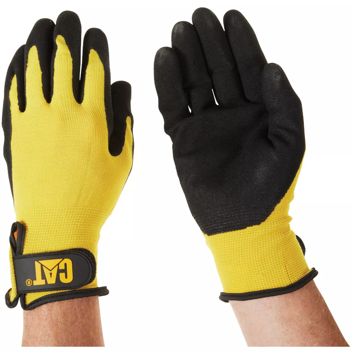 CAT Men's Large Nitrile Coated Nylon Knit Glove - photo 3