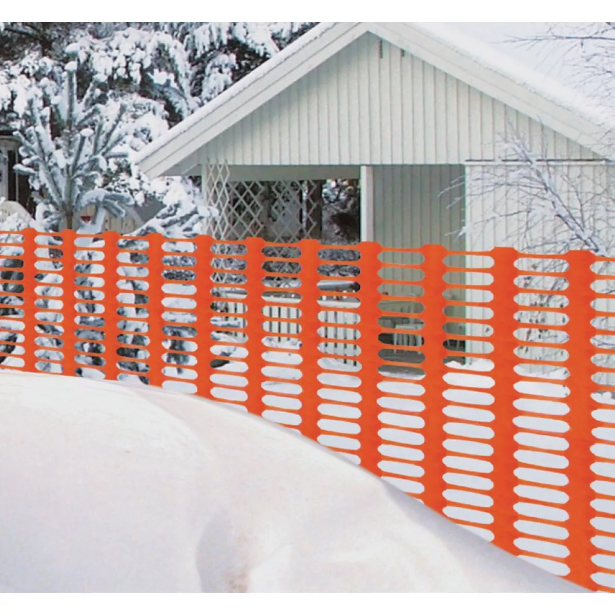 Tenax Saf-T-Sno 4 Ft. H. x 100 Ft. L. Polyethylene Snow Safety Fence, Orange - photo 3