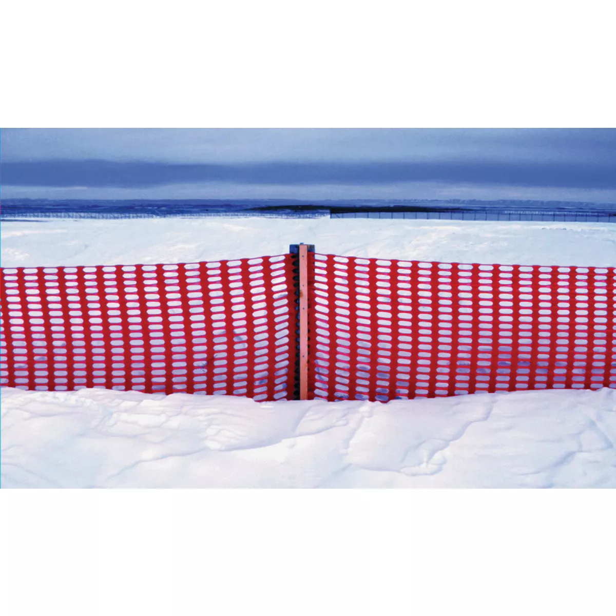 Tenax Saf-T-Sno 4 Ft. H. x 50 Ft. L. Polyethylene Snow Safety Fence, Orange - photo 4