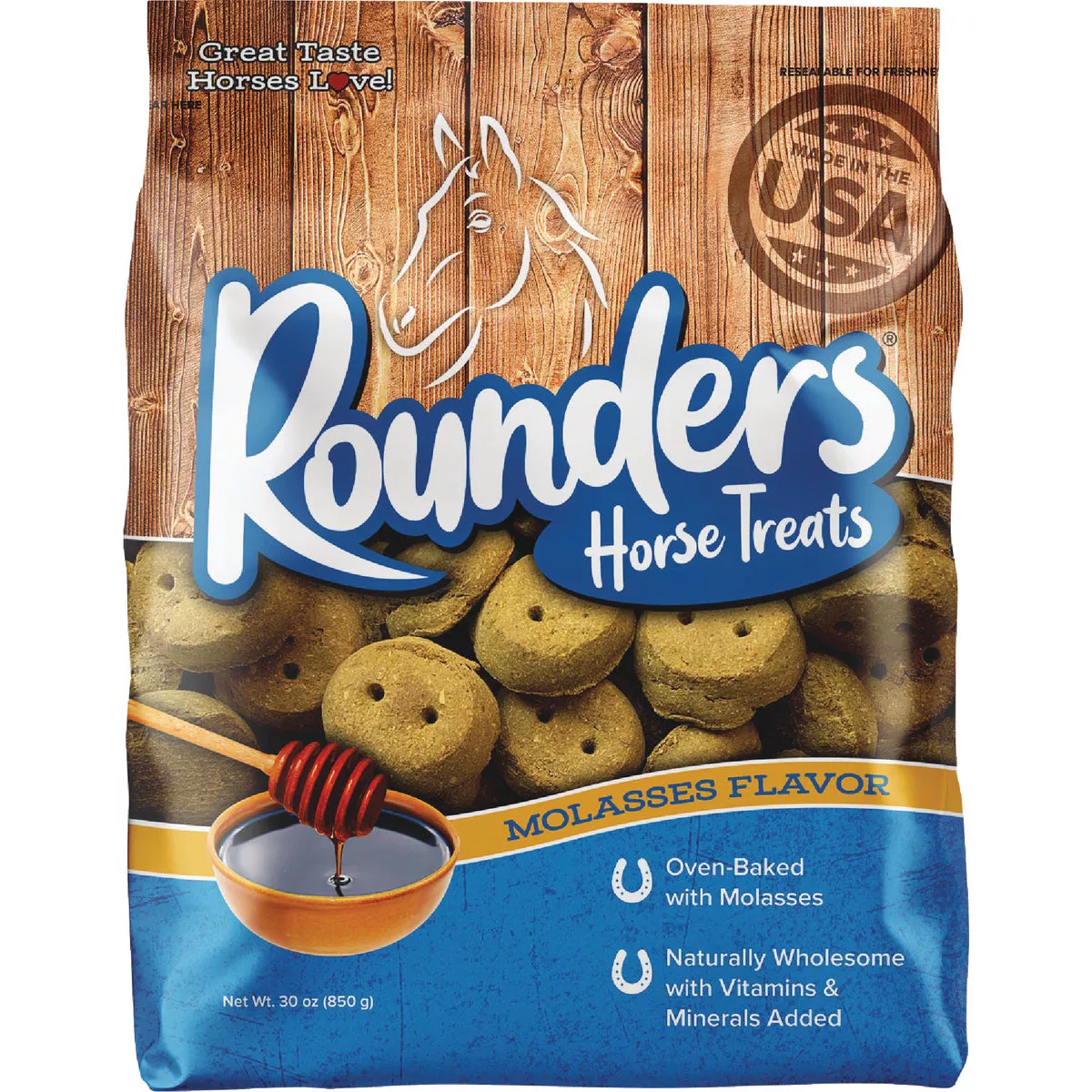 Kent Rounders 30 Oz. Molasses Horse Treats