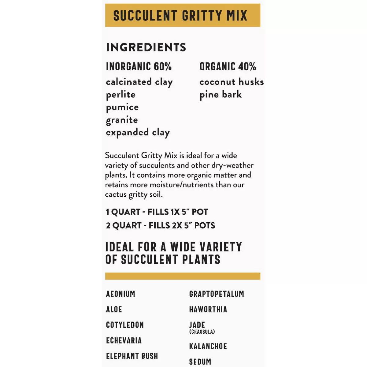 Sol Soils 1 Qt. Succulent Gritty Mix - photo 4