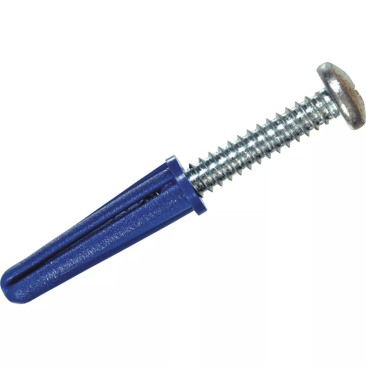 Hillman #6 - #8 Thread x 3/4 In. Blue Conical Plastic Anchor (6 Ct ...