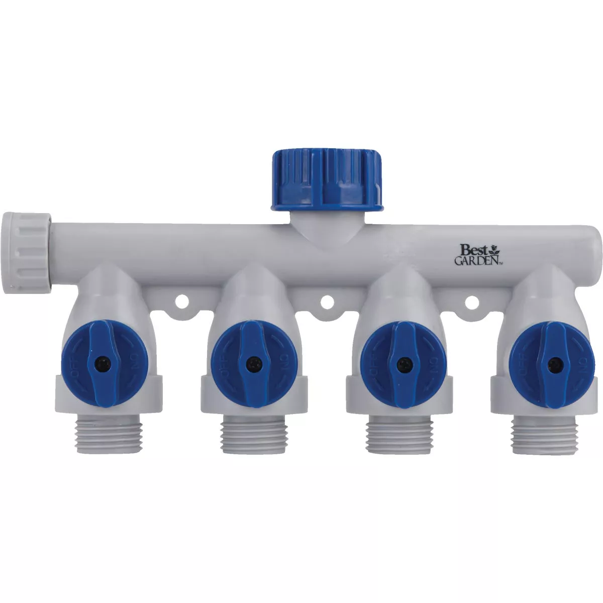 Best Garden Poly 4-Way Connector Hose Shutoff Manifold - photo 3
