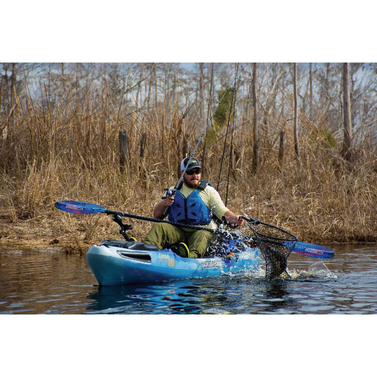YakAttack Leverage Landing 20 In. x 21 In. Hoop with Foam Extension Fishing Net - photo 3