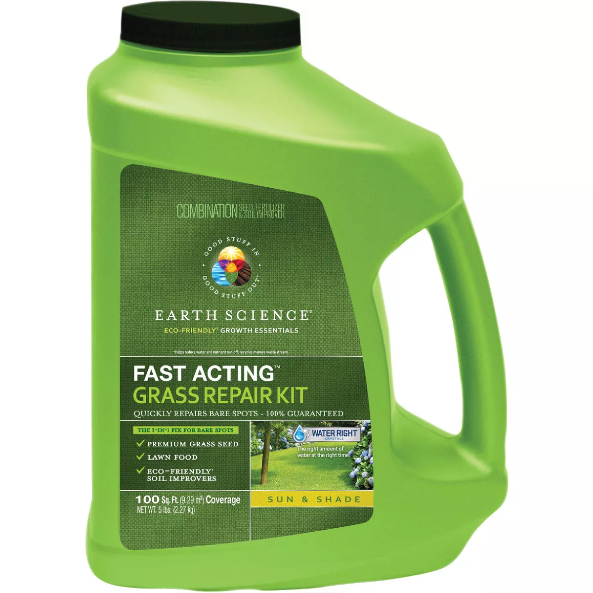 Earth Science 5 Lb. 100 Sq. Ft. Coverage Northern Sun & Shade Grass Patch & Repair