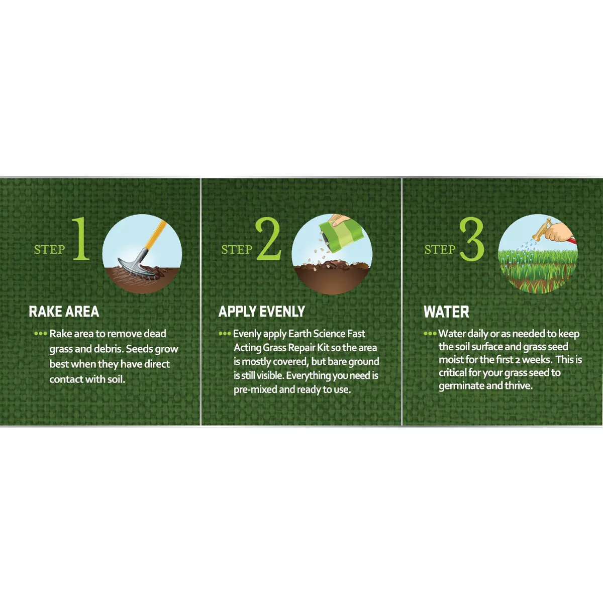 Earth Science 5 Lb. 100 Sq. Ft. Coverage Northern Sun & Shade Grass Patch & Repair - photo 3